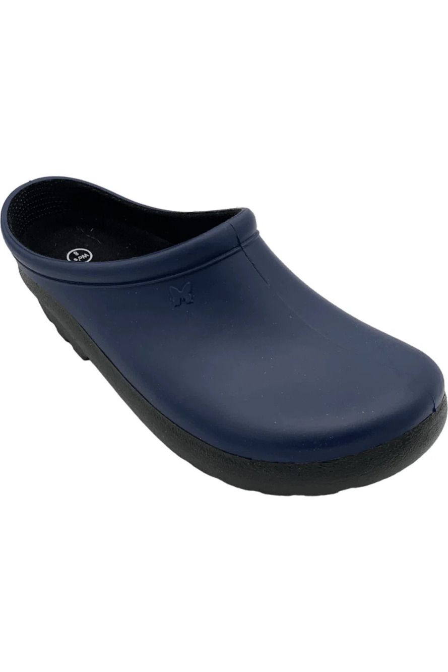 Sloggers Slip-On Waterproof Garden Clogs Navy - Medium